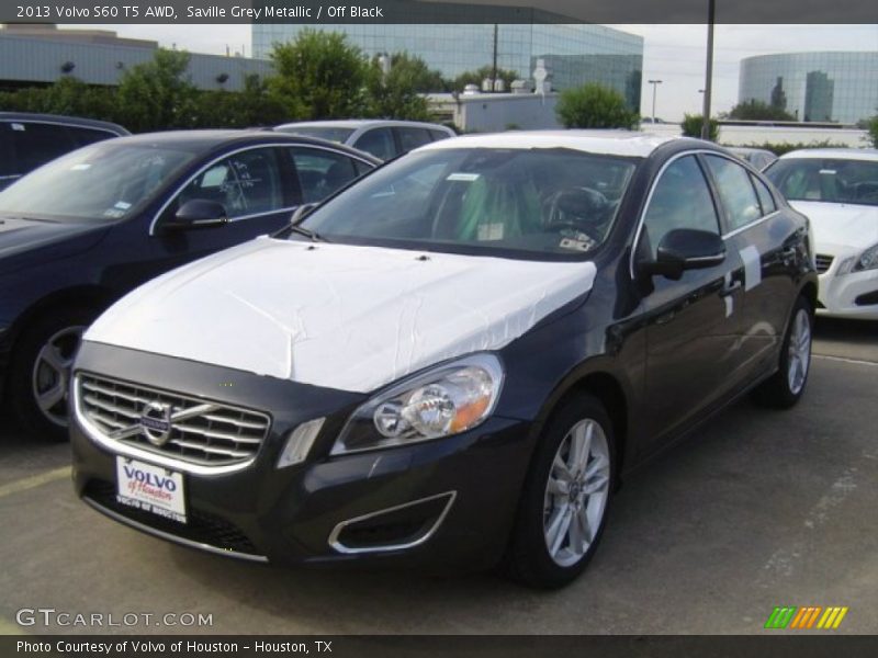 Saville Grey Metallic / Off Black 2013 Volvo S60 T5 AWD