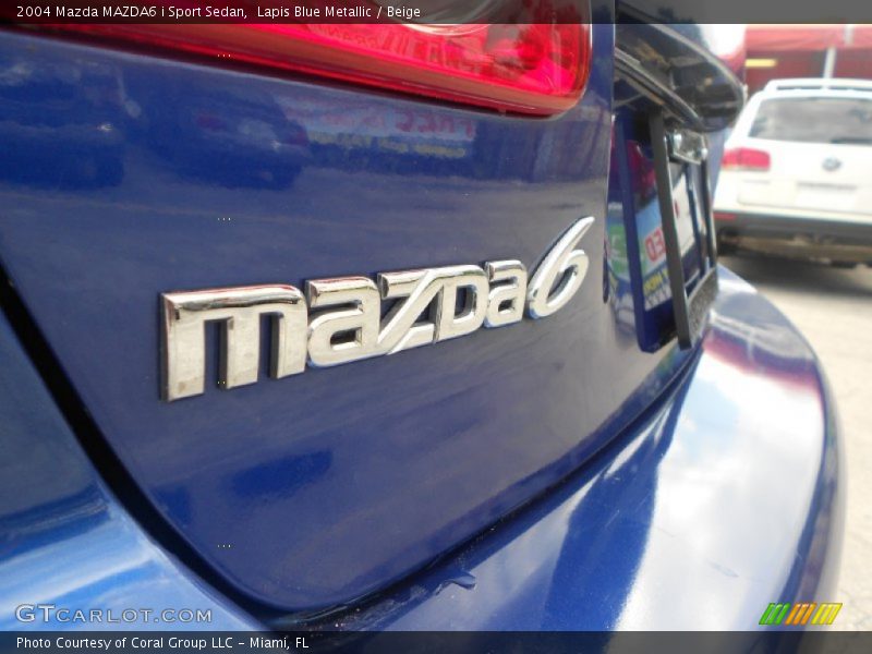 Lapis Blue Metallic / Beige 2004 Mazda MAZDA6 i Sport Sedan