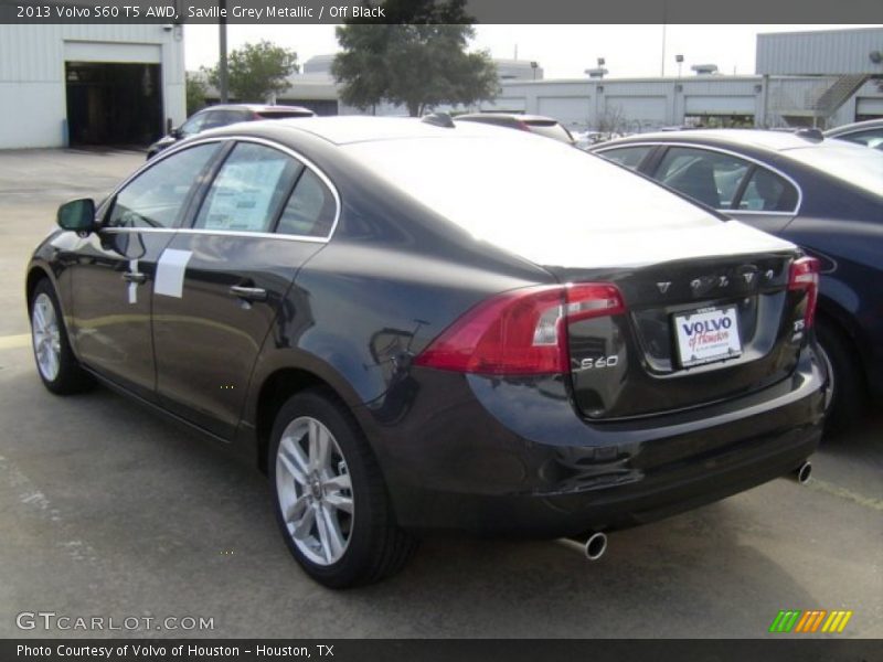 Saville Grey Metallic / Off Black 2013 Volvo S60 T5 AWD