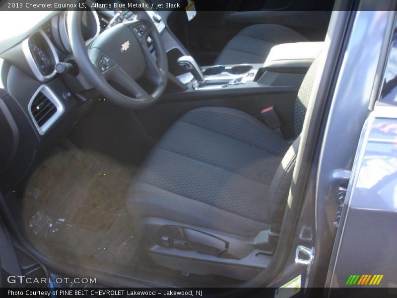 Atlantis Blue Metallic / Jet Black 2013 Chevrolet Equinox LS