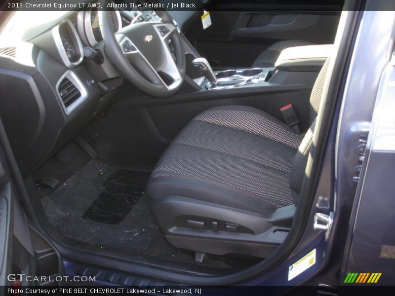 Atlantis Blue Metallic / Jet Black 2013 Chevrolet Equinox LT AWD