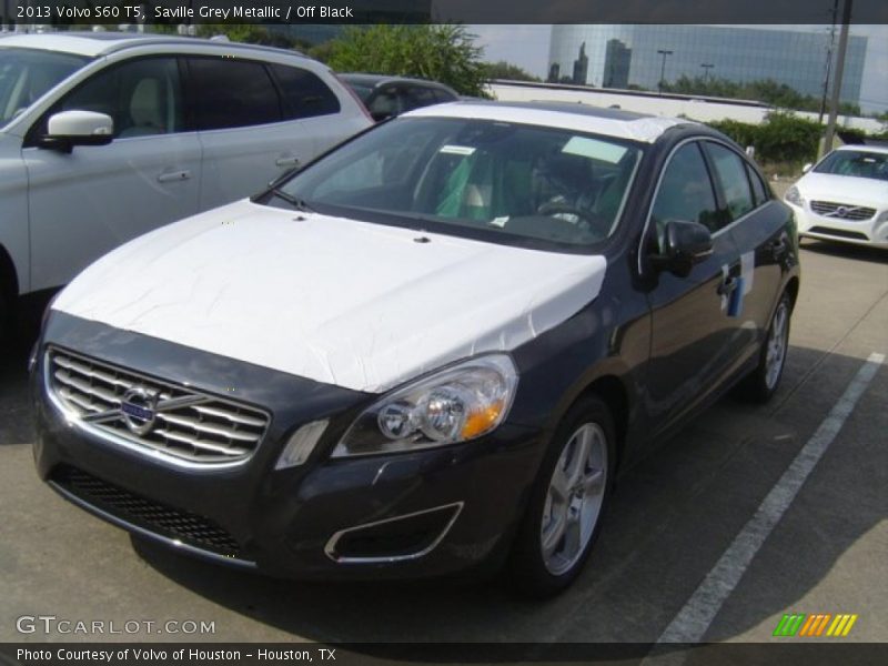 Saville Grey Metallic / Off Black 2013 Volvo S60 T5