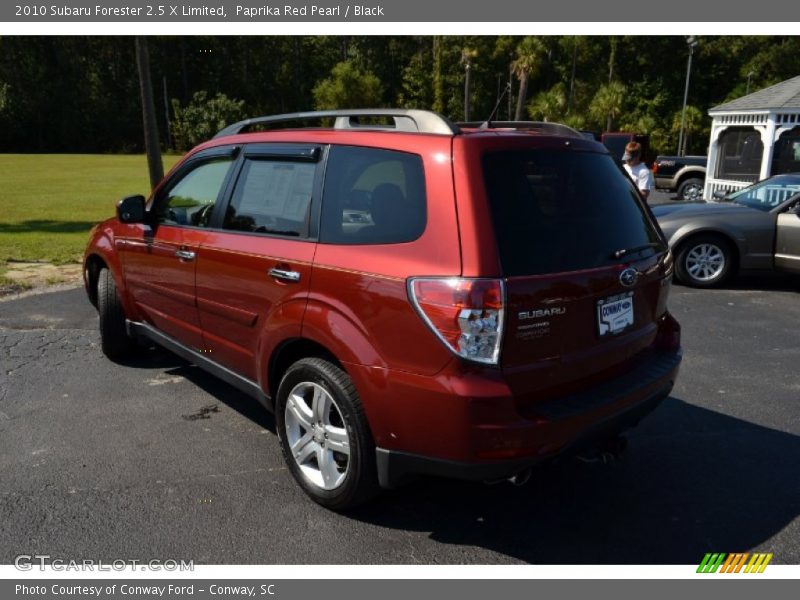 Paprika Red Pearl / Black 2010 Subaru Forester 2.5 X Limited