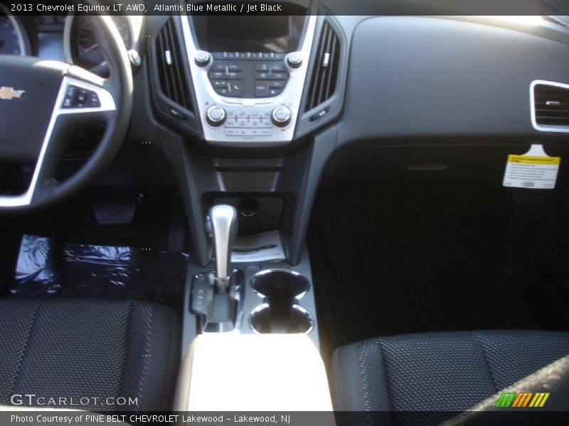 Atlantis Blue Metallic / Jet Black 2013 Chevrolet Equinox LT AWD