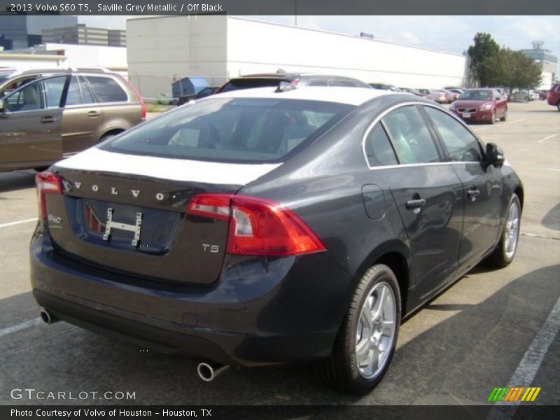 Saville Grey Metallic / Off Black 2013 Volvo S60 T5
