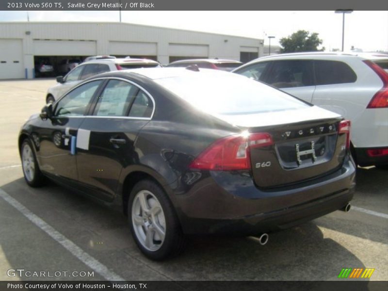 Saville Grey Metallic / Off Black 2013 Volvo S60 T5