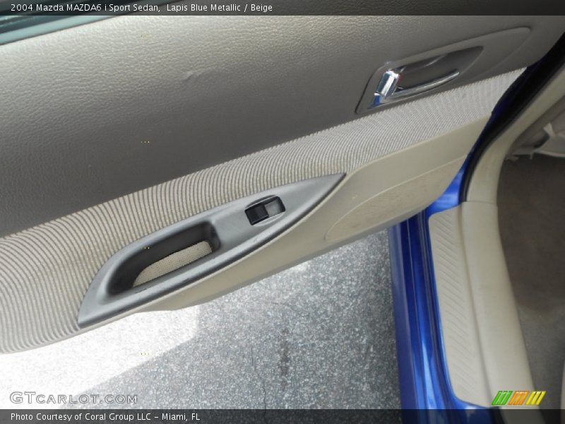 Lapis Blue Metallic / Beige 2004 Mazda MAZDA6 i Sport Sedan