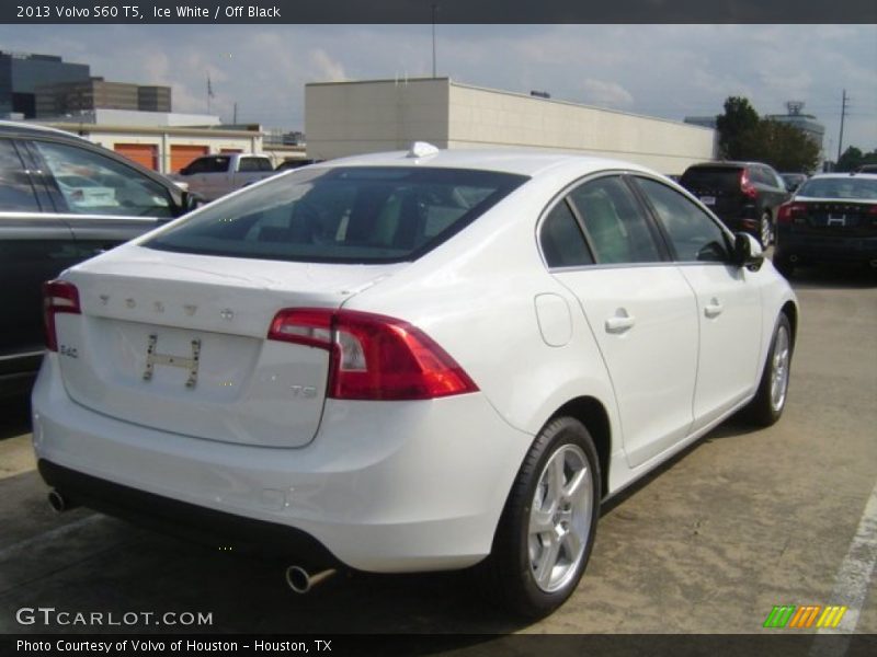 Ice White / Off Black 2013 Volvo S60 T5