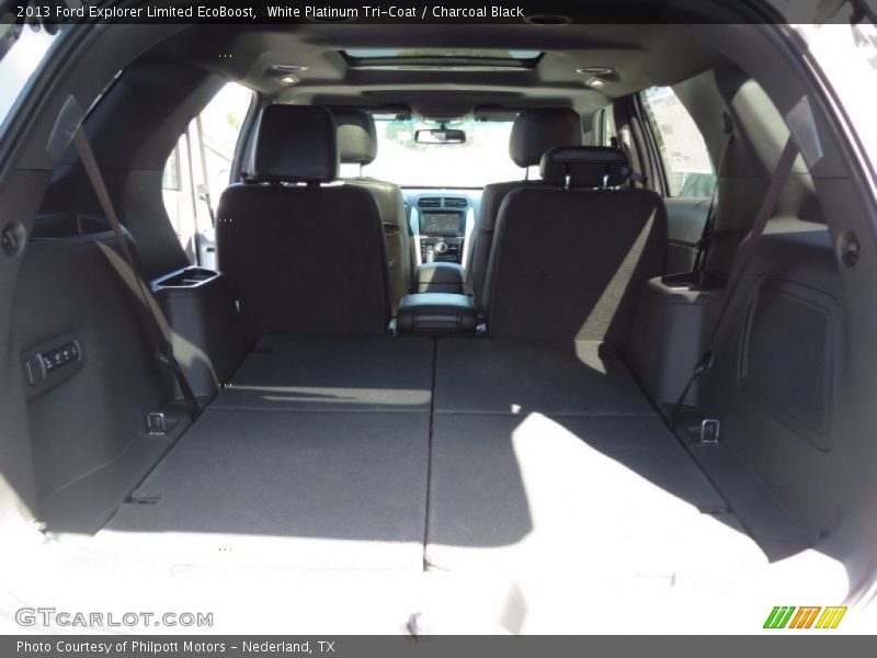 White Platinum Tri-Coat / Charcoal Black 2013 Ford Explorer Limited EcoBoost