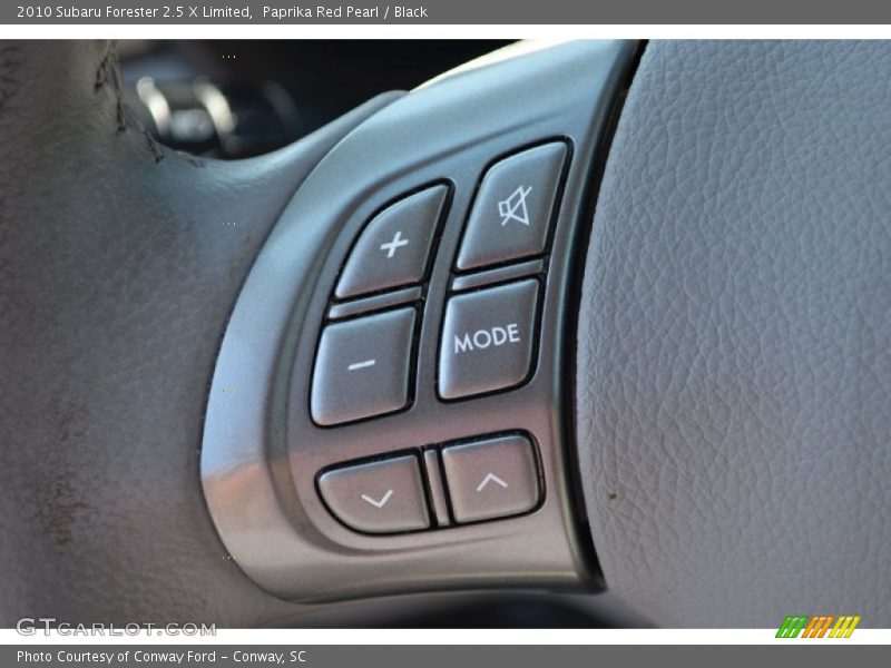 Paprika Red Pearl / Black 2010 Subaru Forester 2.5 X Limited