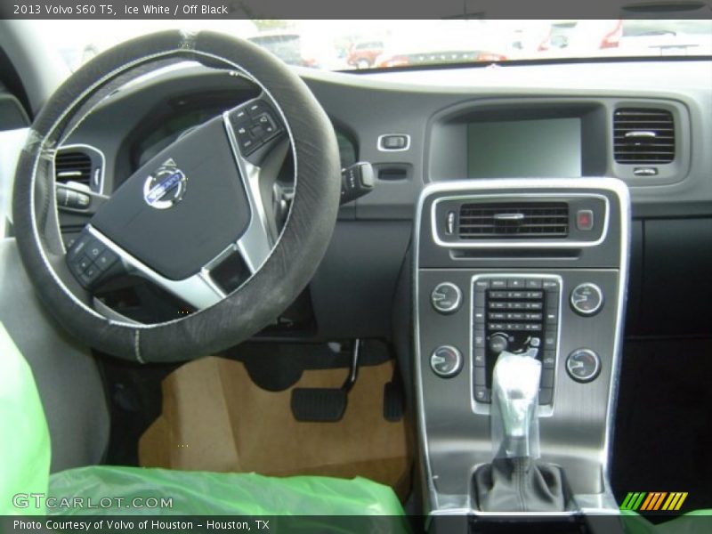 Ice White / Off Black 2013 Volvo S60 T5