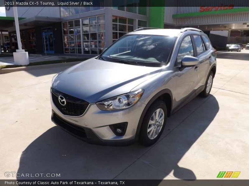 Liquid Silver / Black 2013 Mazda CX-5 Touring