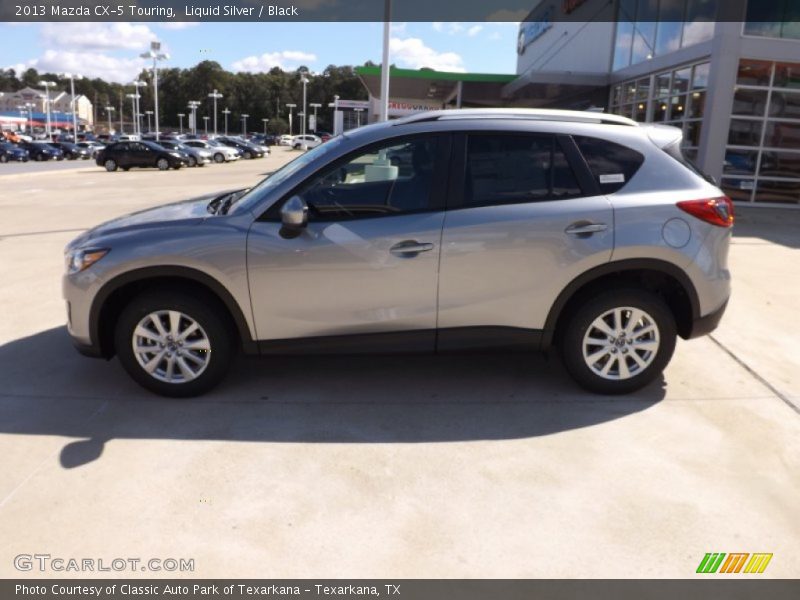 Liquid Silver / Black 2013 Mazda CX-5 Touring