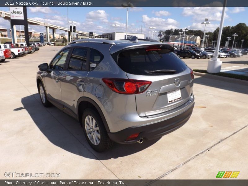 Liquid Silver / Black 2013 Mazda CX-5 Touring