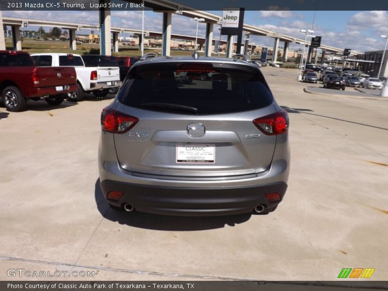 Liquid Silver / Black 2013 Mazda CX-5 Touring