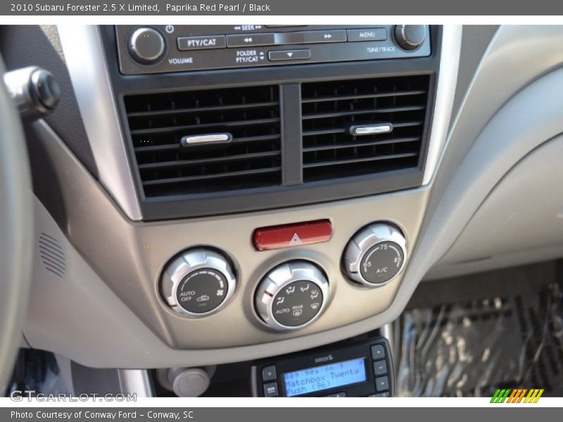 Paprika Red Pearl / Black 2010 Subaru Forester 2.5 X Limited
