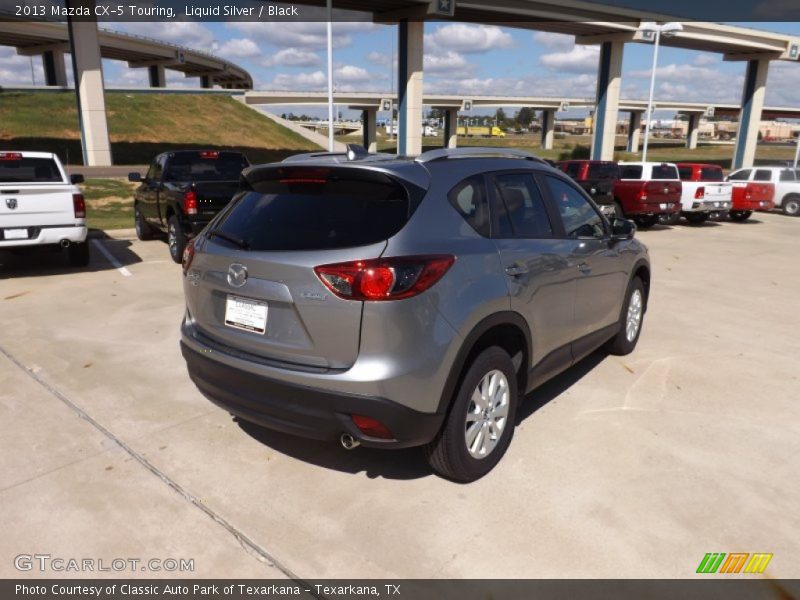Liquid Silver / Black 2013 Mazda CX-5 Touring