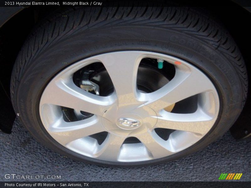 Midnight Black / Gray 2013 Hyundai Elantra Limited