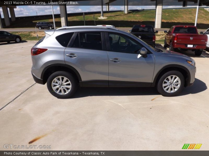 Liquid Silver / Black 2013 Mazda CX-5 Touring