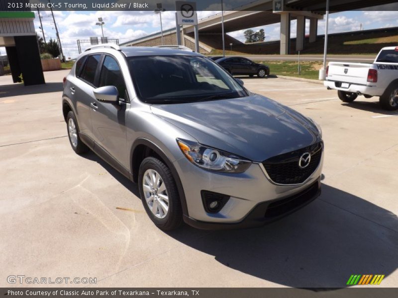 Liquid Silver / Black 2013 Mazda CX-5 Touring