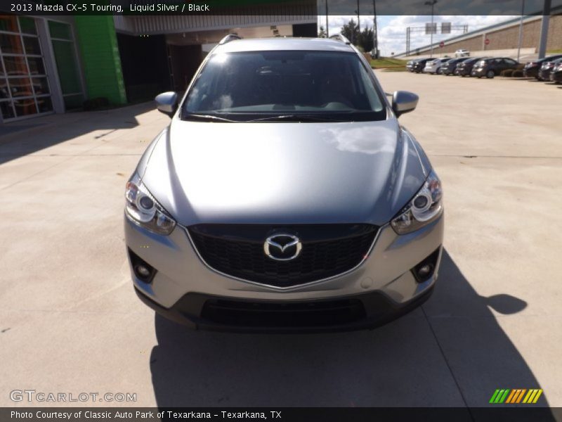 Liquid Silver / Black 2013 Mazda CX-5 Touring