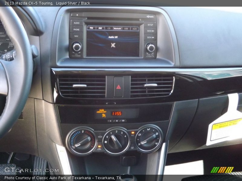 Liquid Silver / Black 2013 Mazda CX-5 Touring