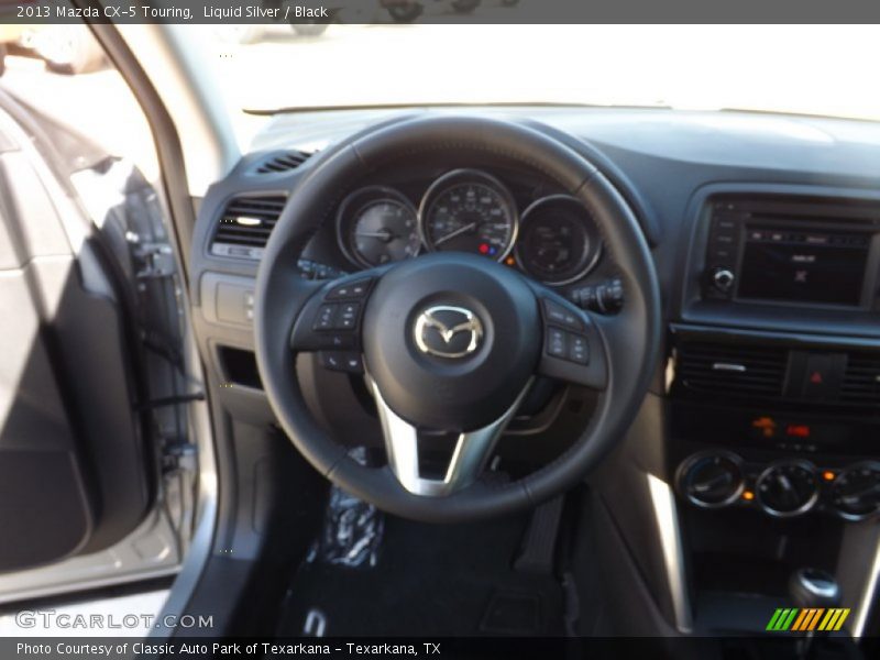 Liquid Silver / Black 2013 Mazda CX-5 Touring