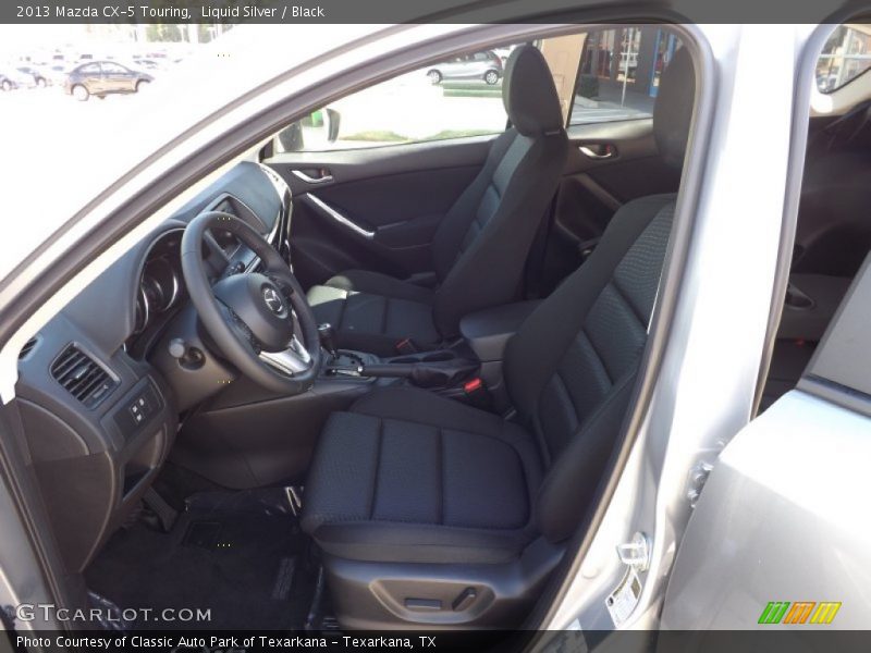 Liquid Silver / Black 2013 Mazda CX-5 Touring