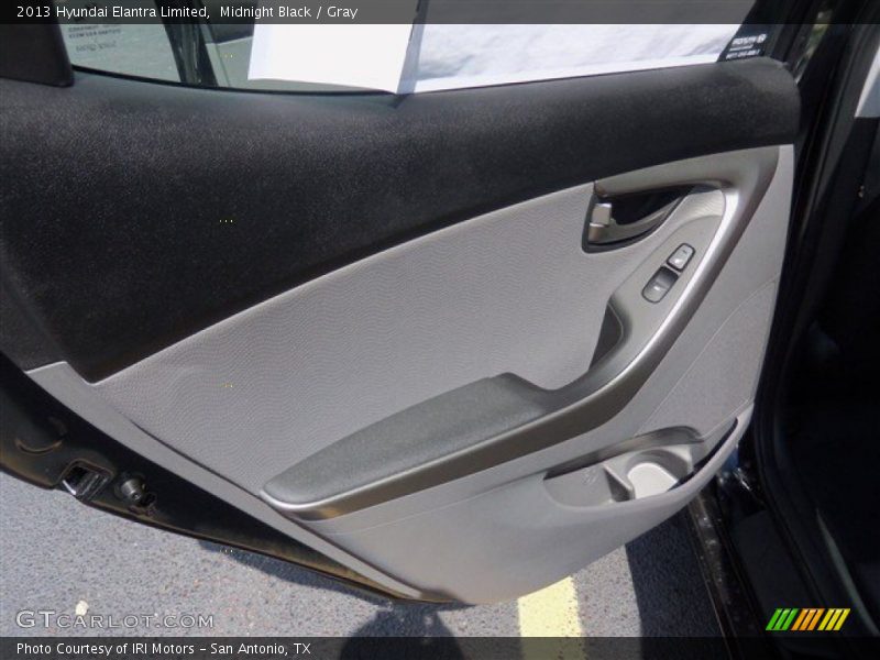 Midnight Black / Gray 2013 Hyundai Elantra Limited