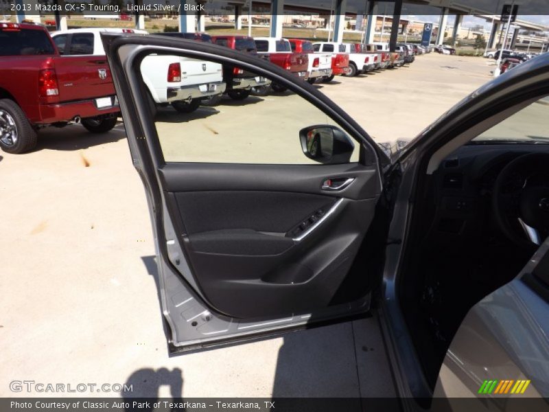 Liquid Silver / Black 2013 Mazda CX-5 Touring
