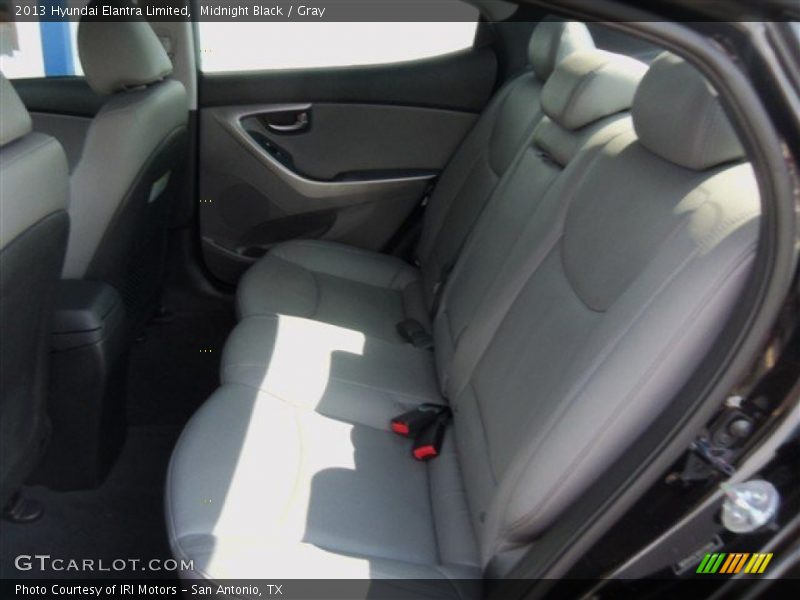 Midnight Black / Gray 2013 Hyundai Elantra Limited