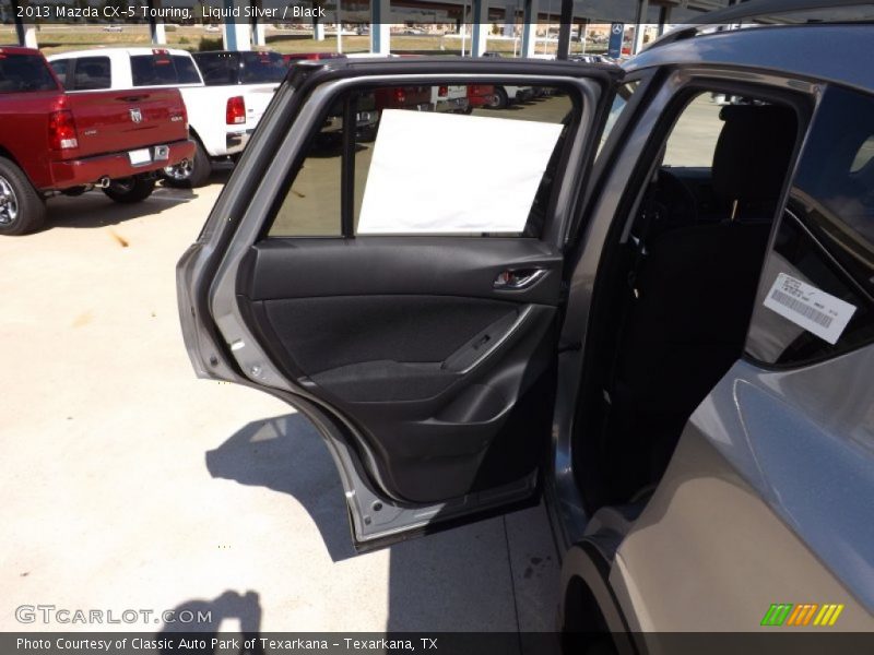Liquid Silver / Black 2013 Mazda CX-5 Touring