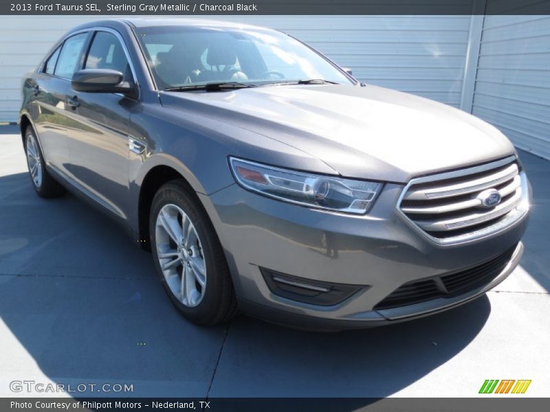 Sterling Gray Metallic / Charcoal Black 2013 Ford Taurus SEL