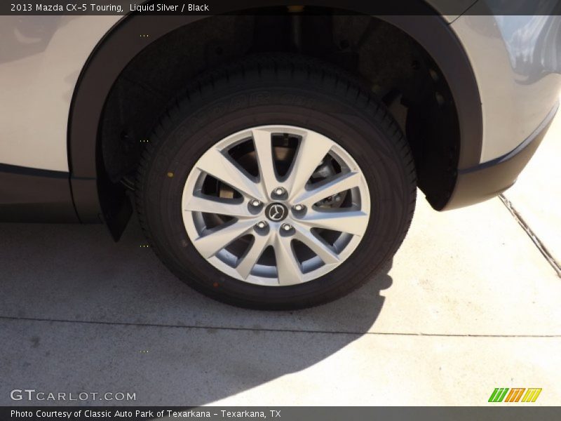 Liquid Silver / Black 2013 Mazda CX-5 Touring