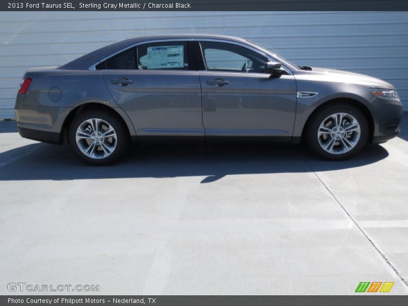 Sterling Gray Metallic / Charcoal Black 2013 Ford Taurus SEL