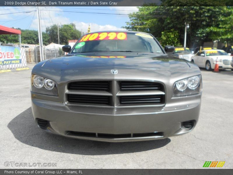 Dark Titanium Metallic / Dark Slate Gray 2009 Dodge Charger SE