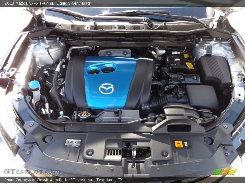 Liquid Silver / Black 2013 Mazda CX-5 Touring
