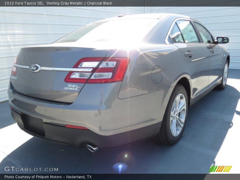 Sterling Gray Metallic / Charcoal Black 2013 Ford Taurus SEL