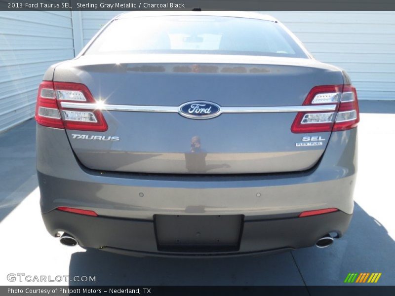 Sterling Gray Metallic / Charcoal Black 2013 Ford Taurus SEL