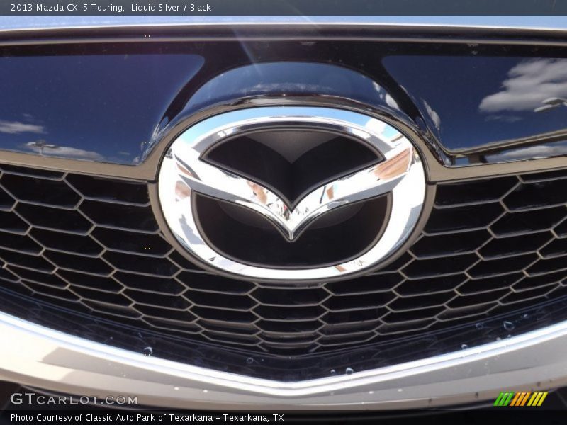 Liquid Silver / Black 2013 Mazda CX-5 Touring