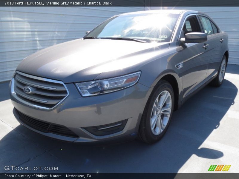 Sterling Gray Metallic / Charcoal Black 2013 Ford Taurus SEL