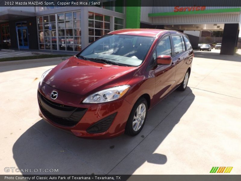 Copper Red Mica / Sand 2012 Mazda MAZDA5 Sport