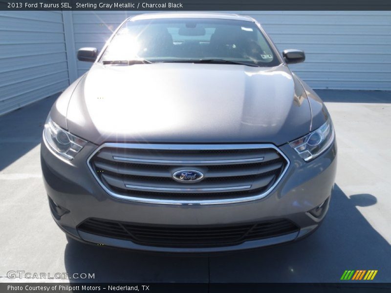 Sterling Gray Metallic / Charcoal Black 2013 Ford Taurus SEL