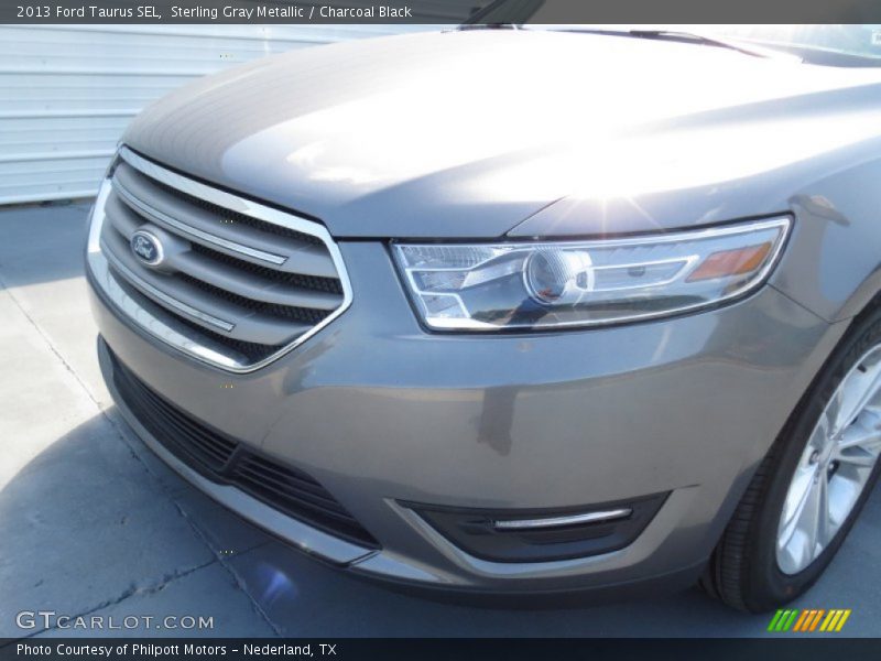 Sterling Gray Metallic / Charcoal Black 2013 Ford Taurus SEL