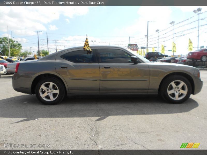 Dark Titanium Metallic / Dark Slate Gray 2009 Dodge Charger SE