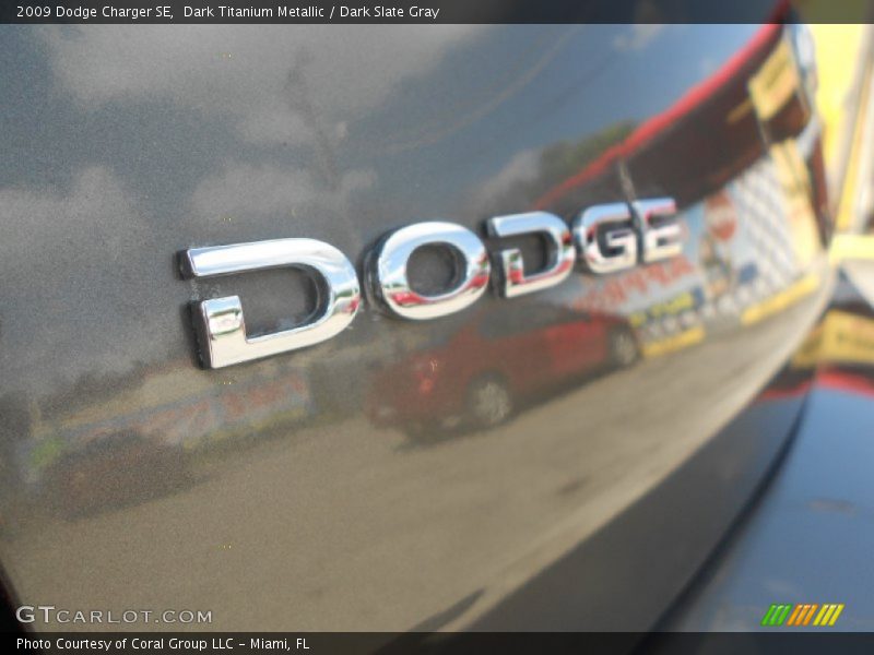 Dark Titanium Metallic / Dark Slate Gray 2009 Dodge Charger SE