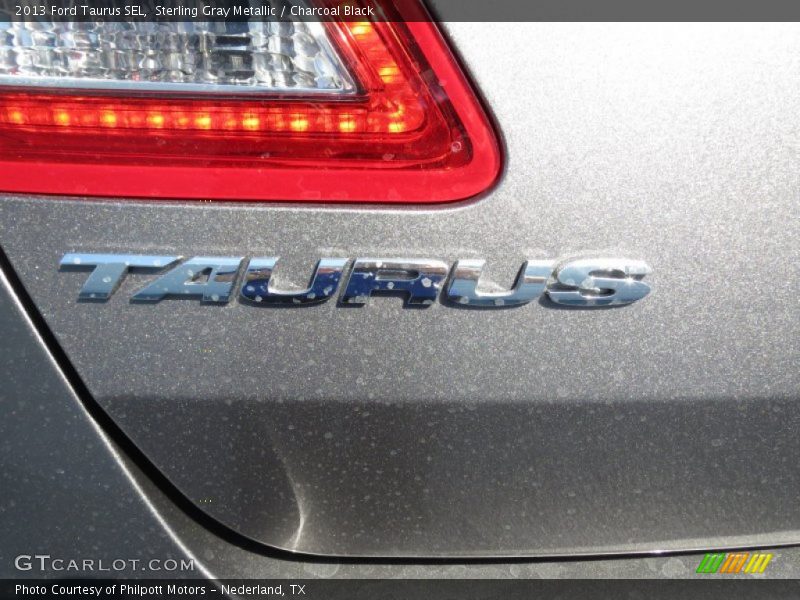 Sterling Gray Metallic / Charcoal Black 2013 Ford Taurus SEL