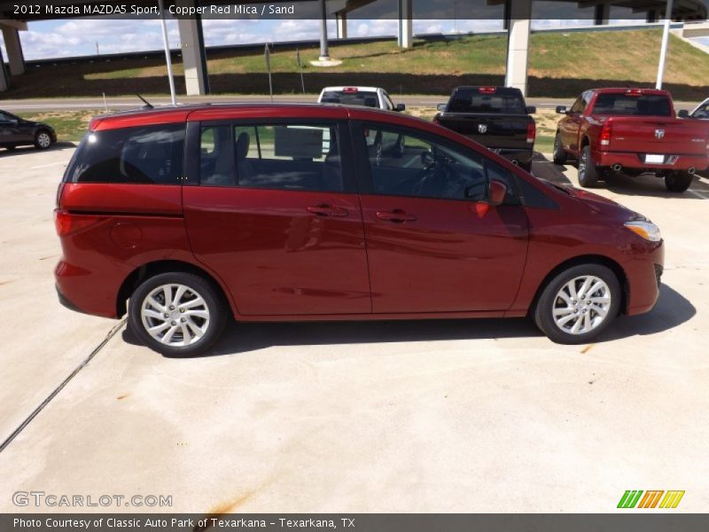 Copper Red Mica / Sand 2012 Mazda MAZDA5 Sport