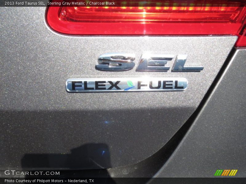 Sterling Gray Metallic / Charcoal Black 2013 Ford Taurus SEL