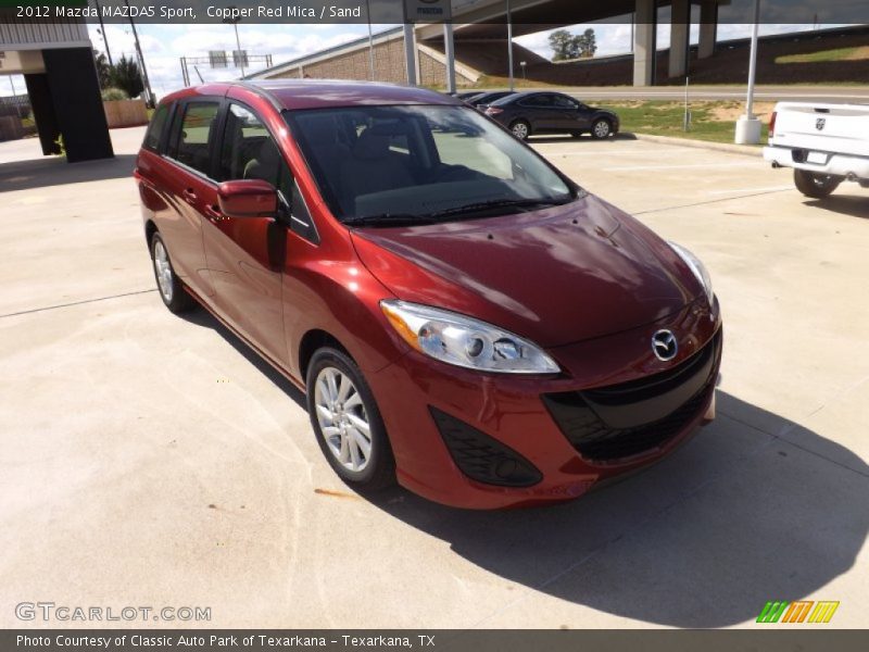 Copper Red Mica / Sand 2012 Mazda MAZDA5 Sport